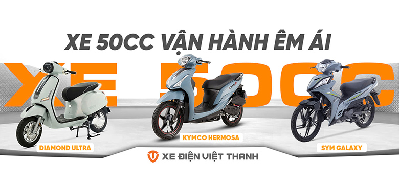 xe 50cc vận hành êm ái banner